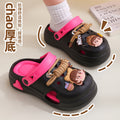 Summer height-increasing beach shoes and sandals, independent best selling2025 student fashion outwear, thick-soled crocs for women