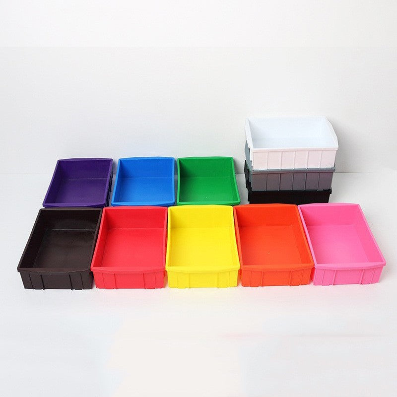 Dental square turnover finishing box Dental mold placement box Denture factory model Conveying box Box Box sorting box