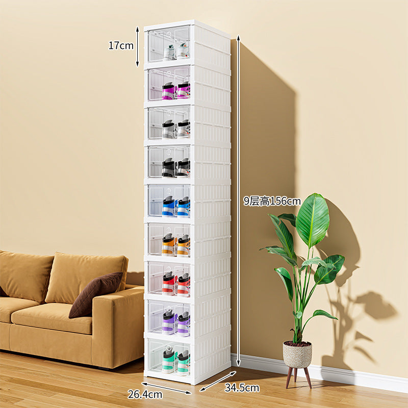 Installation-free integrated shoe cabinet Internet celebrity shoe box Shoe storage Foldable shoe storage cabinet Trunk shoe box