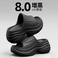 Thick solepetites height increasing slippers women's summer outwear thick sole stomping on shit feeling 2026new arrival popular sandals and slippers