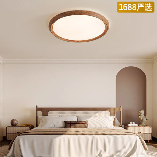 [Strict Selection] Muguang New Chinese Minimalist 2025 New Walnut Color Simple Full Spectrum Eye Protection Study Master Bedroom