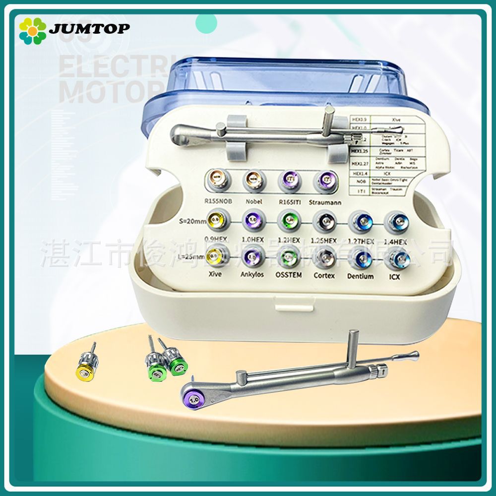Dental Oral Hand Implant Restoration Tool Box Hand Restoration Tool Box Oral Implant Screwdriver Wrench