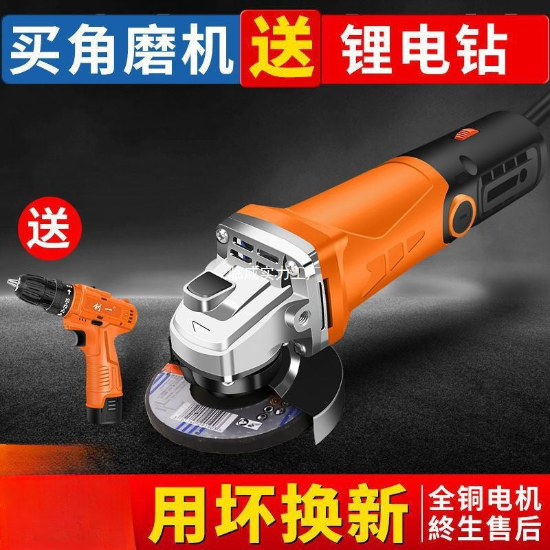 Chuangyi Angle Grinder Multifunctional Grinder Grinding Machine Hand Grinder Polishing Machine Cutting Machine Household Hand Grinding Wheel