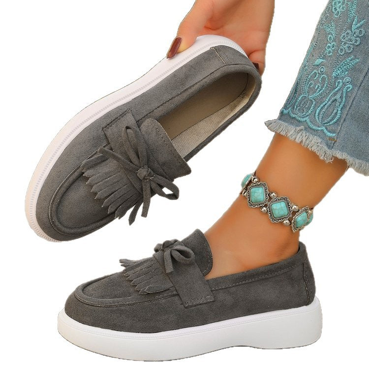 spring new arrivals: plus-size chunky sole casual flats for women (sizes 36-43). wholesale available. dropshipping to  accepted