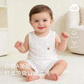 Baby two-piece outfit set: lightweight cotton tank top and shorts for summer - breathable and comfortable casual wear for infants and toddlers