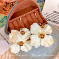 Super fairy frenchretro flower tassel earrings for women classysenseniche styleelegant gentle seaside holiday style earrings