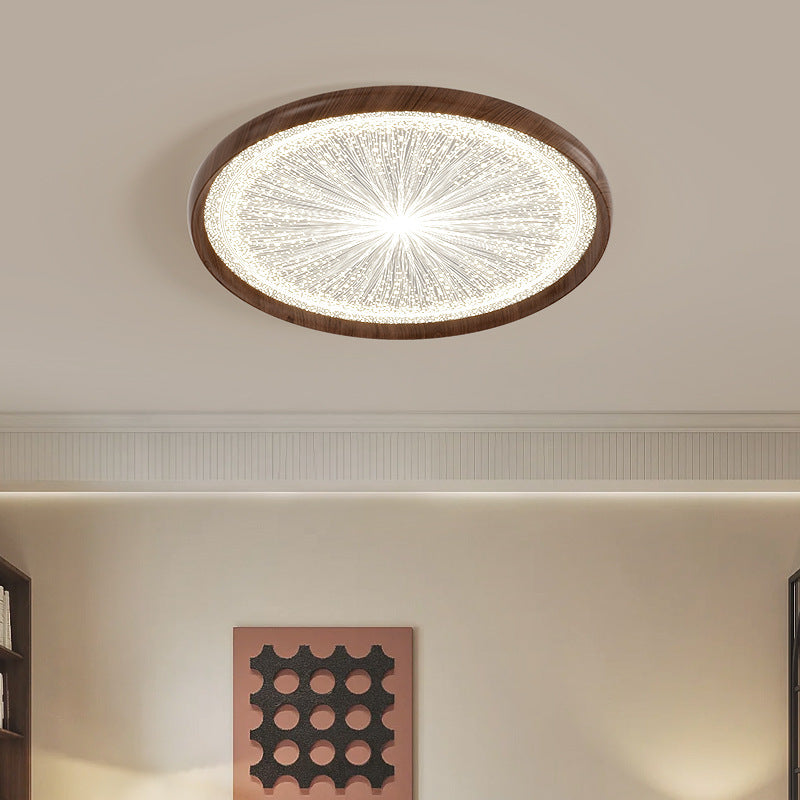 Full spectrum LED ceiling light eye protection living room bedroom dining room medieval house silent wind room Zhongshan lighting modern