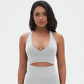 European and american seamless yoga wear sexy backless sports bra breathable push-up yoga bra running fitness tank top for women