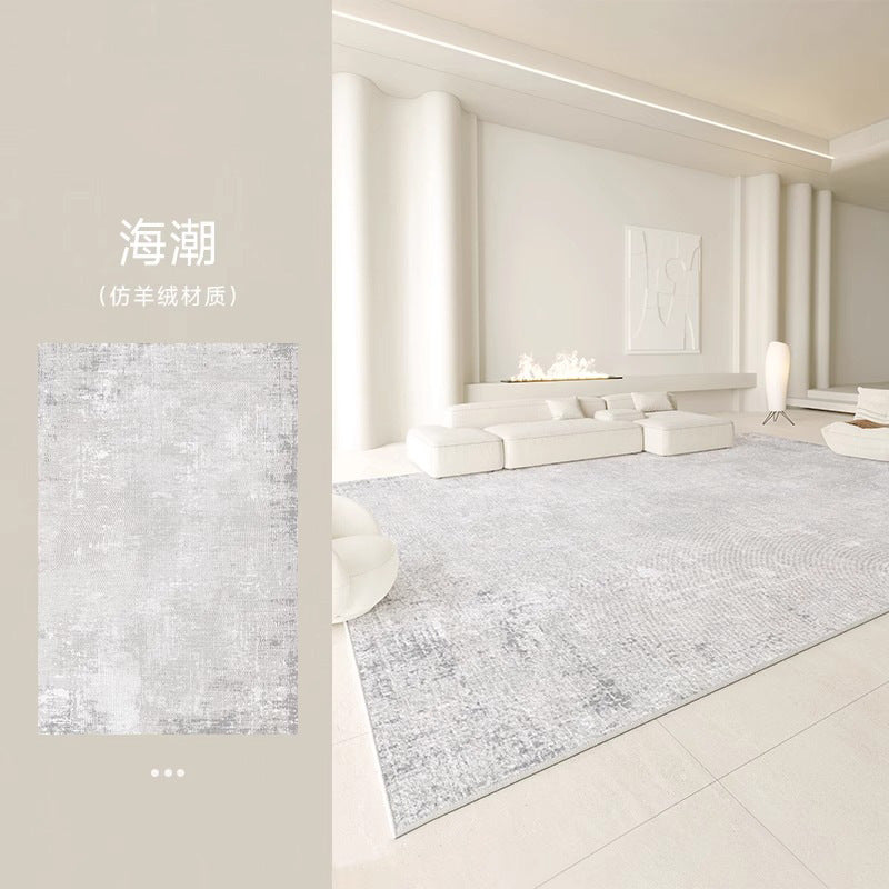 Distributed carpet living room  new style wabi-sabi style bedroom thickened short hair accessible luxury high-end imitation cashmere sofa floor mat