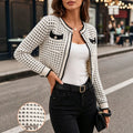 Xiaoxiangfengoutwear women's spring & fall  sweater small cardigan shorttopstrendy xiaoxiangfengsweater