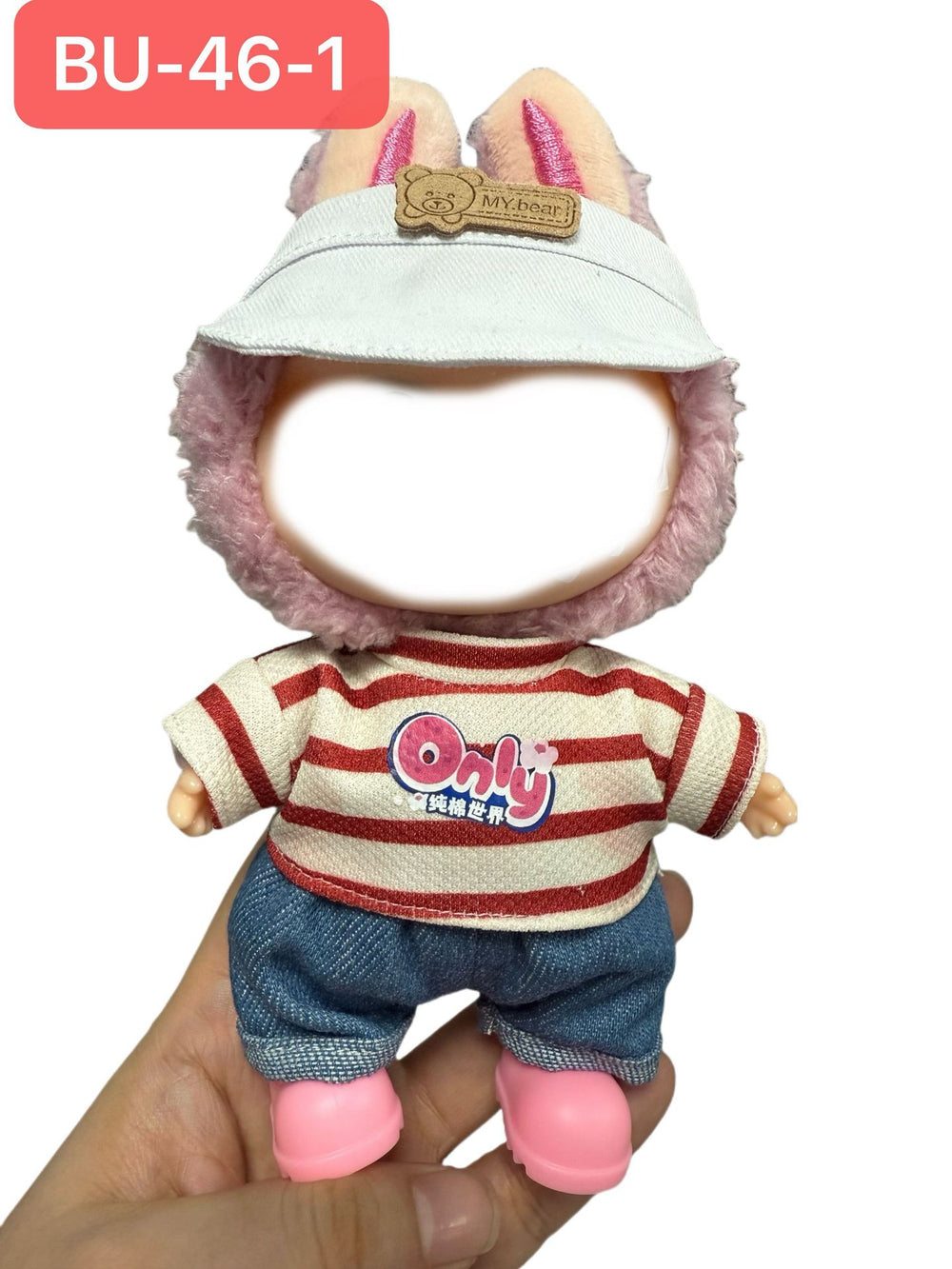 Only clothes best selling labubu baby clothes collection 17cm doll creative outfit suit vinyl doll clothes accessories