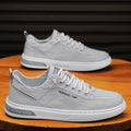 Men's spring breathable 2025 new thin anti-odor athletic casual canvas slip-on flat shoes work trendy shoes