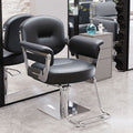 [black backrest] + stainless steel silver plate model: factory direct sales + new thickened frame