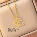 [copper inlaid with zirconium] hot-selling new style full of diamonds, small fragrant necklace, women's earrings, accessible luxury, elegant titanium steel, fashionable and versatile jewelry