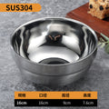 304 stainless steel double-walled insulated bowl - perfect for home, kindergarten, and kids' mealtime. soup bowl available with custom logo