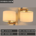 Wall lamp popularcasual up and down adjustment installation room reading master bedroom bedside lamp normcore fabric lampshade led lamp