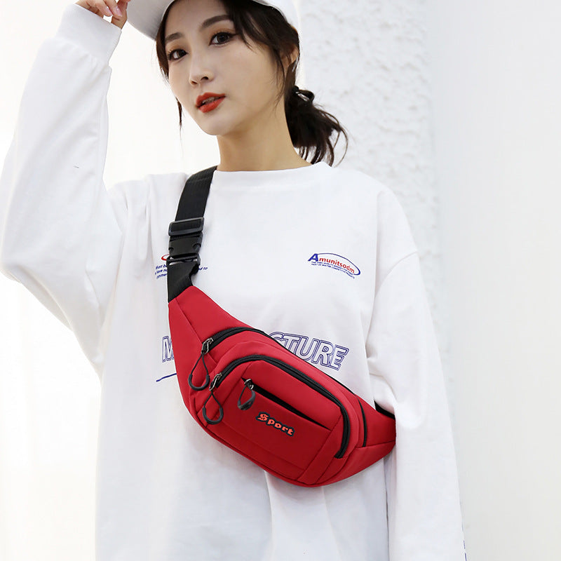 Cross-border new outdoor sports fanny pack men's and women's bags multi-functional shoulder messenger bag cycling mountaineering large-capacity fanny pack