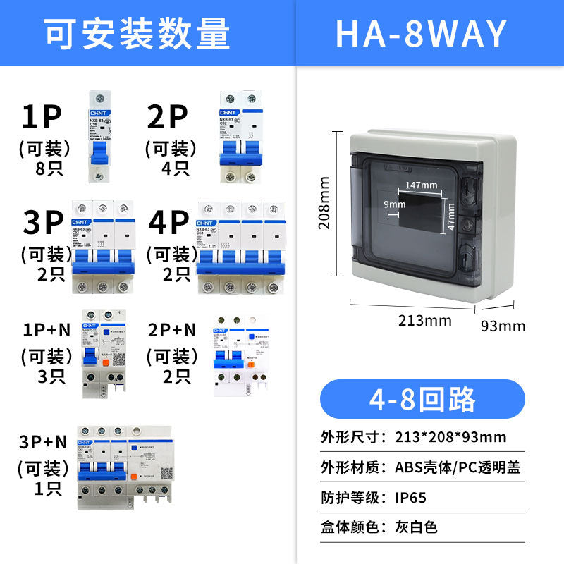 Indoor foreign exchange flow distribution box Photovoltaic bus box DC500V/1000V solar system bus box