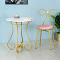 Balcony casual table and chair combination modern casual three-piece set iron small round table and chair popular ins small coffee table