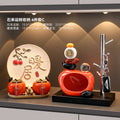 [make big money] red suit + good persimmons + warm home arrangement