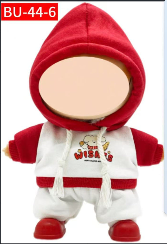 Only clothes best selling labubu baby clothes collection 17cm doll creative outfit suit vinyl doll clothes accessories