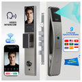 smart lock face recognition fingerprint lock fully automatic entrance door electronic password lock tuya remote unlocking