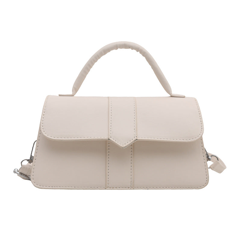 Fashion portable small square bag women's 2025 new autumn casual texture commuter bag simple shoulder messenger bag