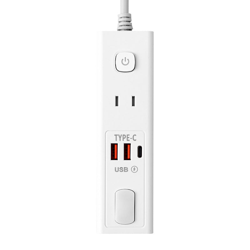 Multi-outlet power strip with usb ports - ideal for home, dorm, and student use - includes fast charging usb ports