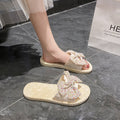 Comfortable soft sole flip-flops women's summer fashion new fairy style outdoor bowknot beach sandals