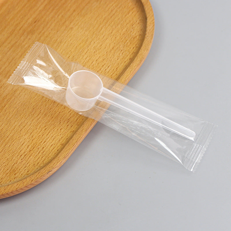 Individually wrapped mask spoons, 10ml plastic spoons, measuring spoons for laundry detergent, feed, fertilizer, and pesticide – holds 10 grams of water