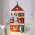 Dopamine dorm storage hanging organizer - multi-purpose wall-mounted storage bag for dorm room bedsides and behind doors