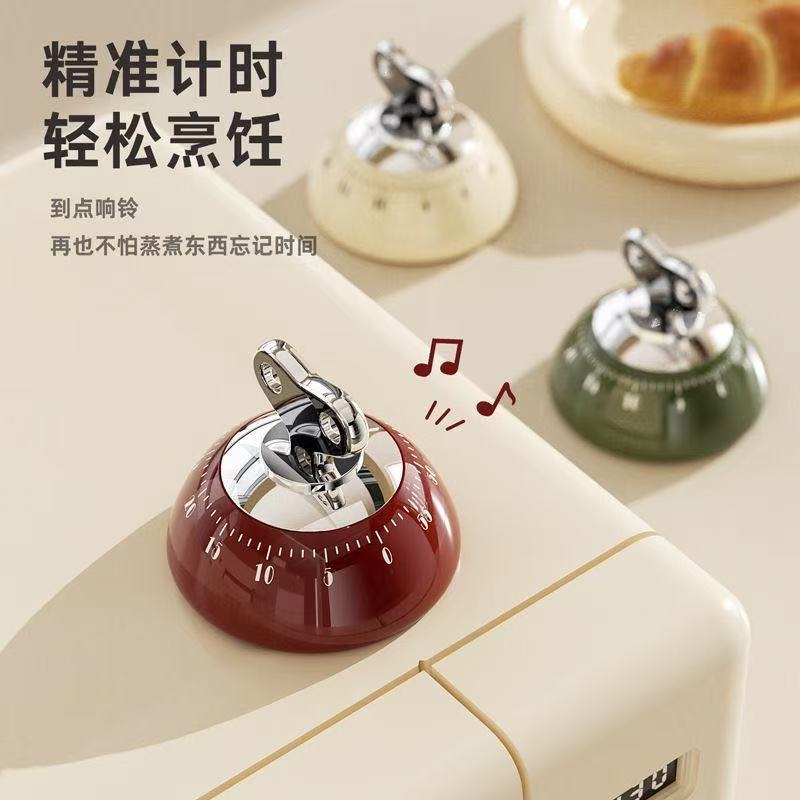 Magnetic mechanical timer - visual timer for kitchen, study, and kids' self-discipline time management