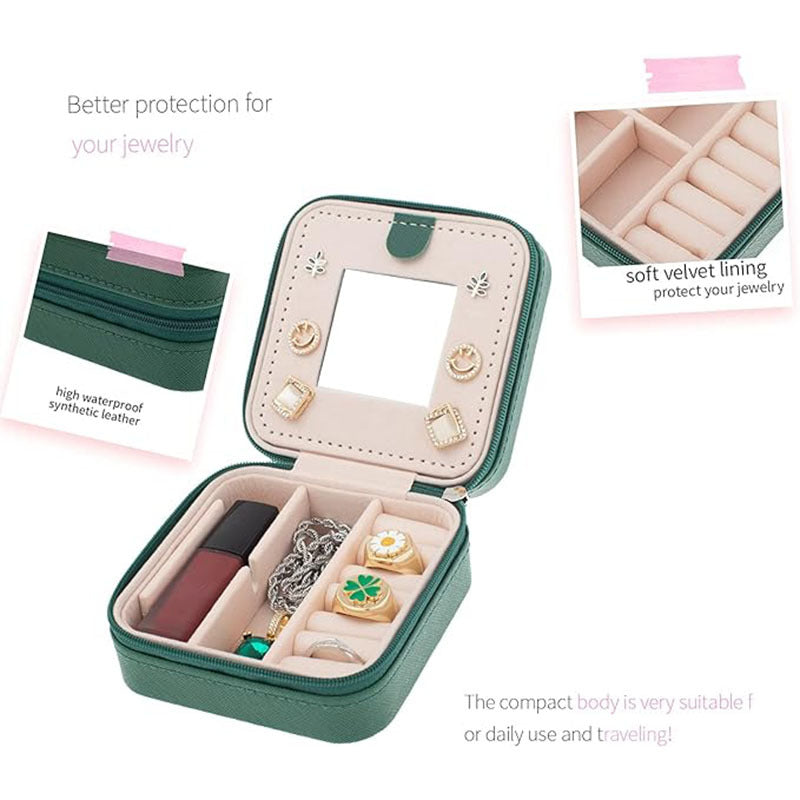 Portable Jewelry Storage Bag Travel Packing Bag Exquisite Earrings Necklace Jewelry Portable Storage Bag Multifunctional