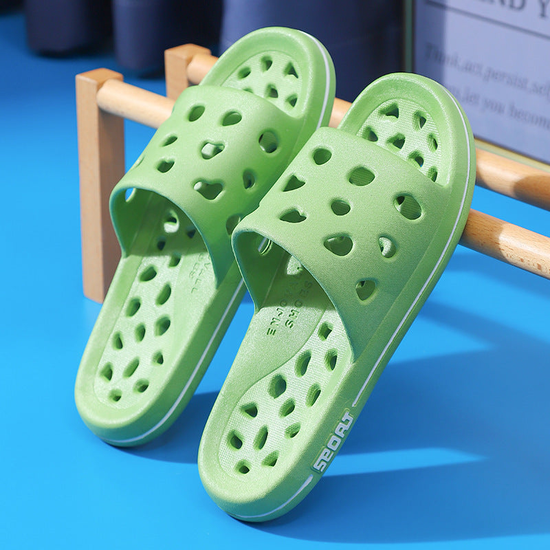 Waterproof slippers new arrival indoor home bathroom bathing silent non-slip men's and women's slippers men's home hotel wholesale