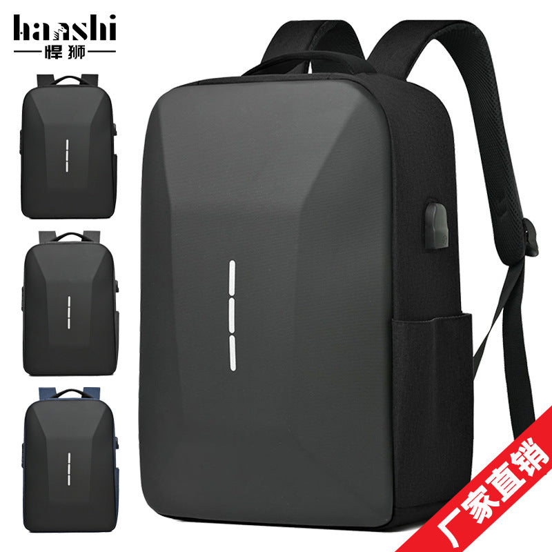 Cross-border business men's backpack, high-end fashion travel backpack, backpack waterproof computer bag, large-capacity schoolbag