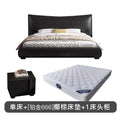 Bed + platinum 666 coconut palm mattress + bedside table * 1