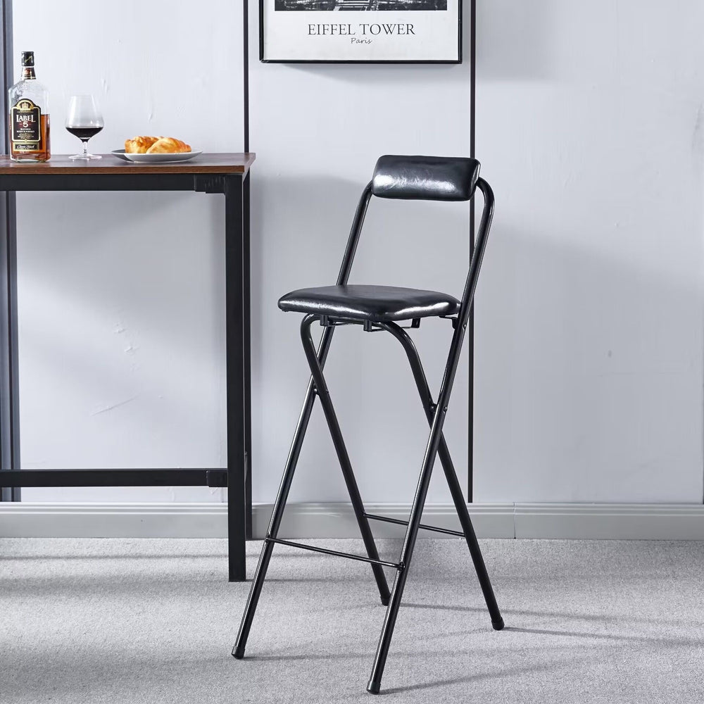 Portable foldable bar chair cashier counter bar chair front desk chair bar stool casual backrest dining chair bar counter default item