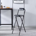 Portable foldable bar chair cashier counter bar chair front desk chair bar stool casual backrest dining chair bar counter default item