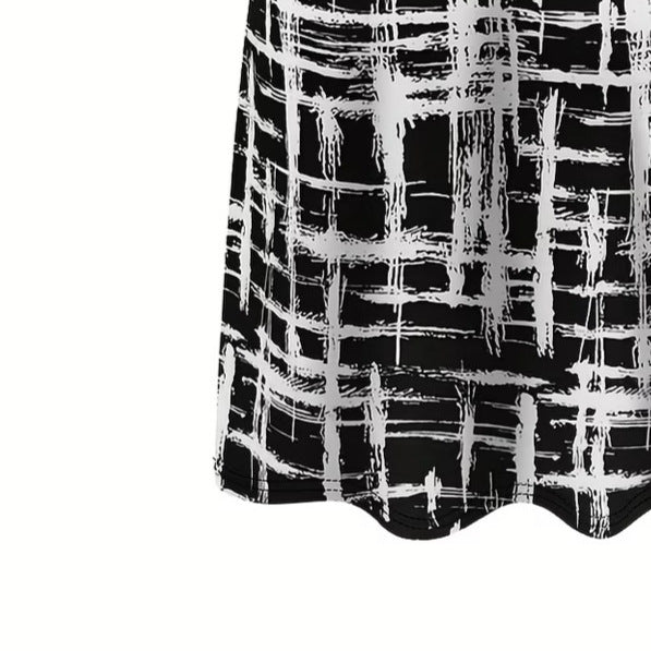 wholesale women's short-sleeved dresses, fashionable women's dresses for spring, summer, and autumn, new cross-border printed designs