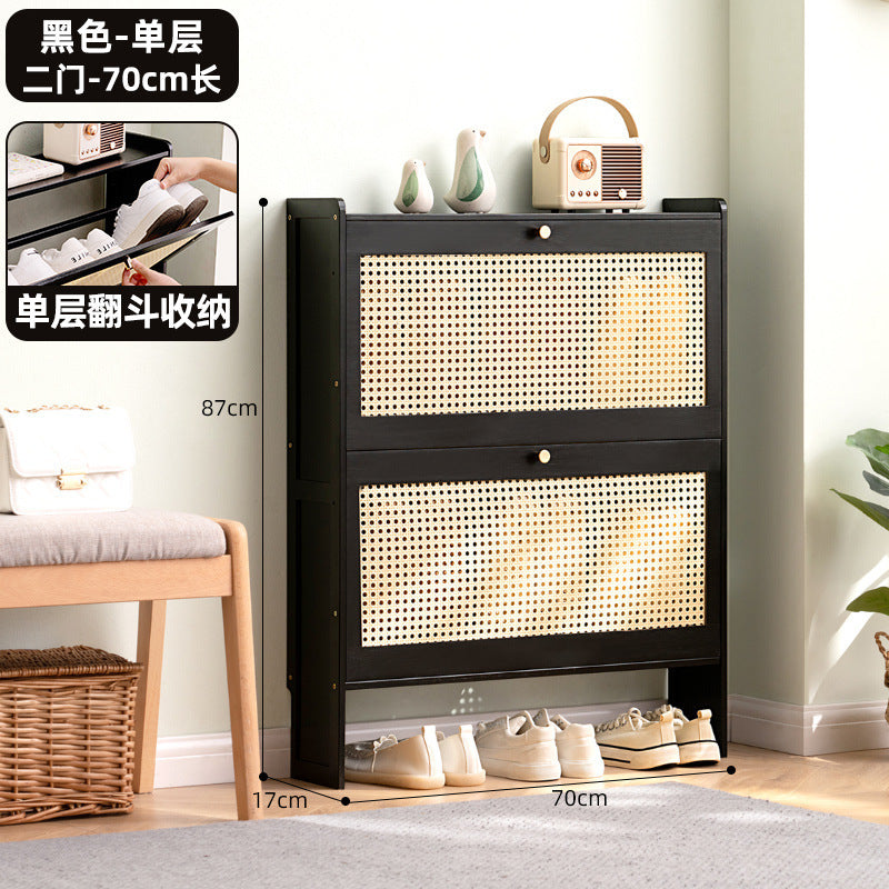 Simple shoe rack household door multi-layer with door dust-proof entry shoe rack shoe cabinet high vertical integrated storage rack