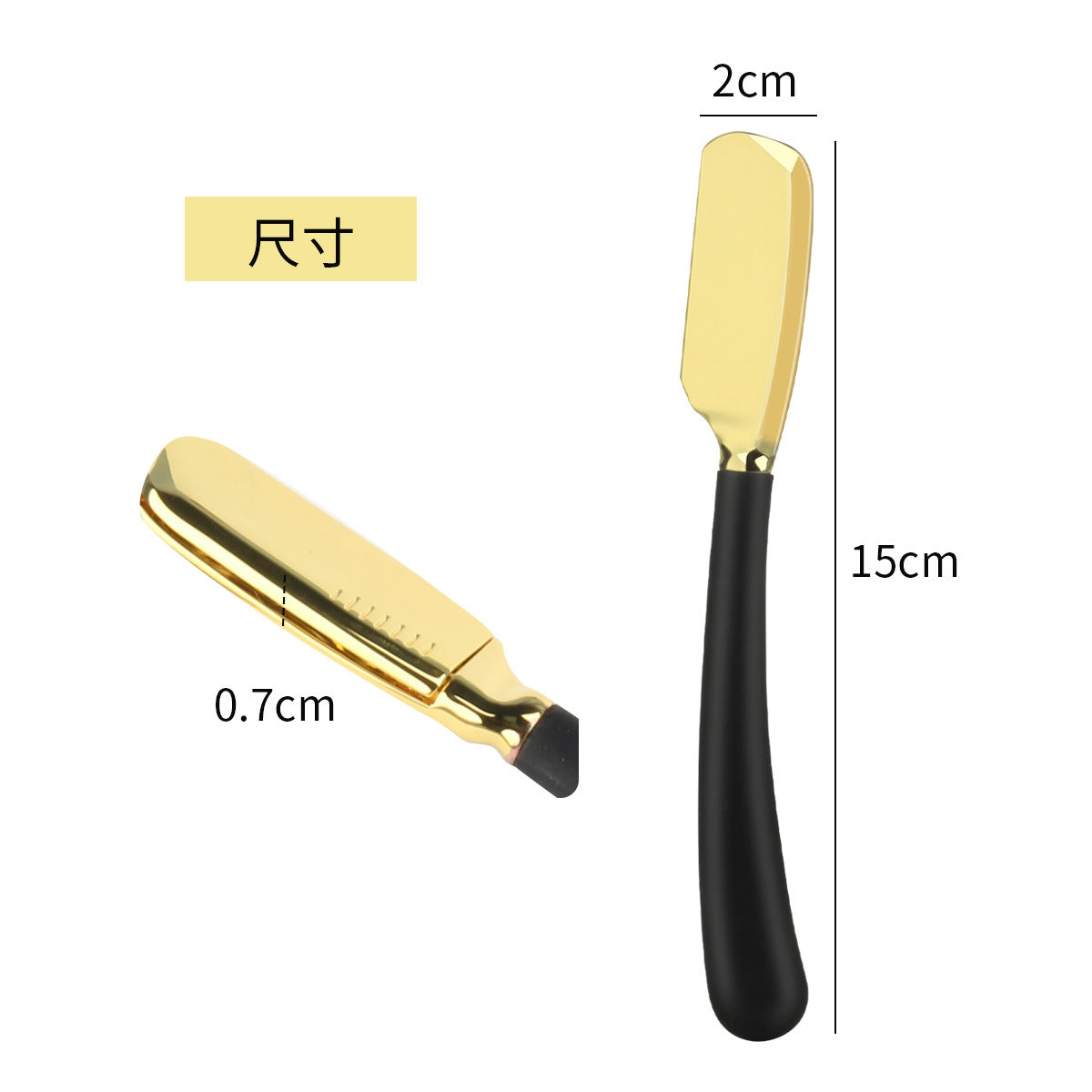 Razor Mens Manual Razor Zinc Alloy Straight Handle Scraper Haircut Razor Trim Eyebrow 74 Knife Holder