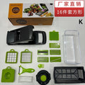 Kitchen vegetable slicer, dicer, and shredder - multifunctional mandoline for home use - carrot, onion, and dicing tool - prep workstation for home and restaurant use