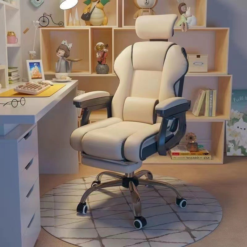 Computer chair, gaming chair, comfortable, long-sitting office chair, ergonomic chair, dormitory chair, dormitory, college student back chair