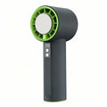 high-speed handheld cooling fan usb rechargeable mini digital display turbine violent high wind small fan s006