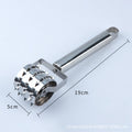 Ready-to-ship stainless steel steak tenderizer for home use - meat needle, rolling steak wheel, kitchen tool