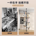 Tianlizi indoor punch-free retractable for home bedroom clothes hanger entrance floor-standing multi-functional clothes hanger