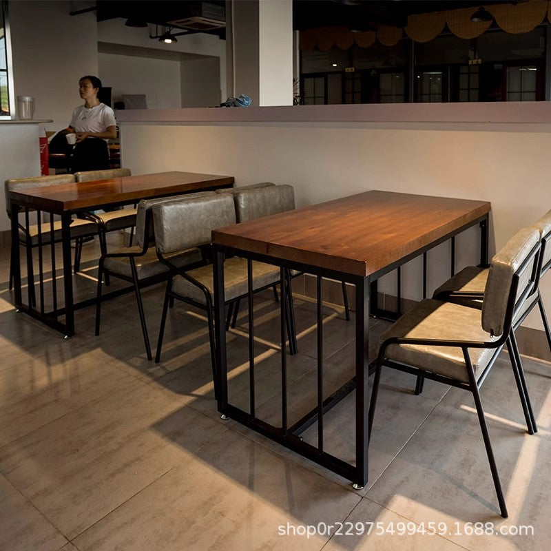 American bar tables and chairs casual music dining bar industrial style coffee shop clear bar pub sofa dining table commercial combination