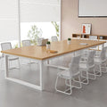 Conference table, rectangular desk, office desk and chair set, minimalist modern rectangular table, workstation, office negotiation table