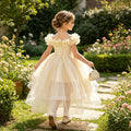 export girls' dresses - high-low hem, tulle flower girl dresses, children's princess dresses - in stock & wholesale