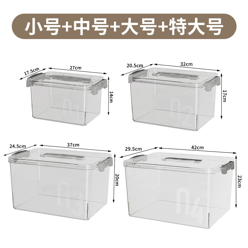 Household storage box Large cosmetics sundries storage box Thickened plastic bed bottom storage box Factory wholesale